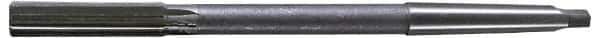 Interstate - 19/32" High Speed Steel Chucking Reamer - Straight Flute, 1MT Morse Taper Shank, 2" Flute Length, 8" OAL - Eagle Tool & Supply