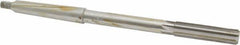 Interstate - 7/16" High Speed Steel 6 Flute Chucking Reamer - Straight Flute, 1MT Morse Taper Shank, 1-3/4" Flute Length, 7" OAL - Eagle Tool & Supply