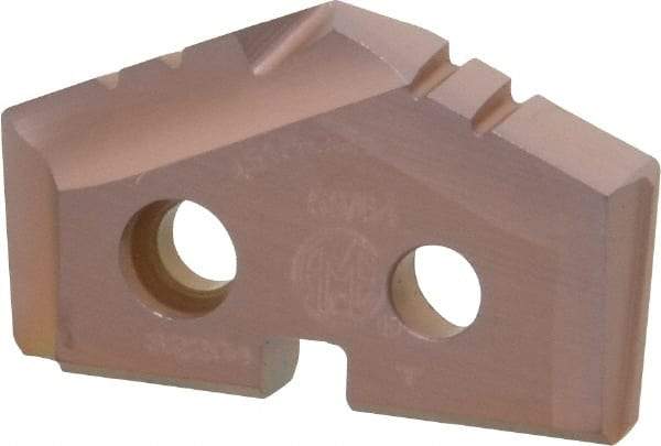 Allied Machine and Engineering - 59/64" Diam x 5/32" Thick, Seat Code 1, 132° Included Angle Spade Drill Insert - AM200 Coated, Cobalt, Grade Super Cobalt, Series GEN2 T-A - Eagle Tool & Supply