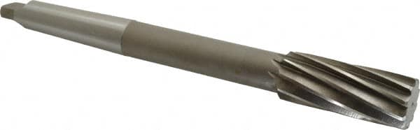 Interstate - 1-3/16" High Speed Steel 10 Flute Chucking Reamer - Eagle Tool & Supply