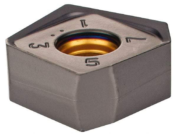 Iscar - S845 SXMU1606 MM Grade DT7150 Carbide Milling Insert - Al2O3/TiAlN Finish, 0.3004" Thick, 0.6378" Inscribed Circle, 0.8mm Corner Radius - Eagle Tool & Supply