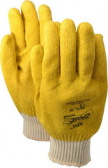 SHOWA - Size L (10) Vinyl Coated Cotton Knit General Protection Work Gloves - Eagle Tool & Supply