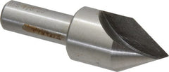 Interstate - 7/8" Head Diam, 1/2" Shank Diam, 1 Flute 60° High Speed Steel Countersink - Eagle Tool & Supply