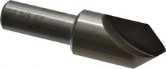 Interstate - 3/4" Head Diam, 1/2" Shank Diam, 1 Flute 82° High Speed Steel Countersink - Eagle Tool & Supply