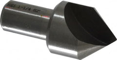 Interstate - 1-1/4" Head Diam, 3/4" Shank Diam, 1 Flute 82° High Speed Steel Countersink - Eagle Tool & Supply