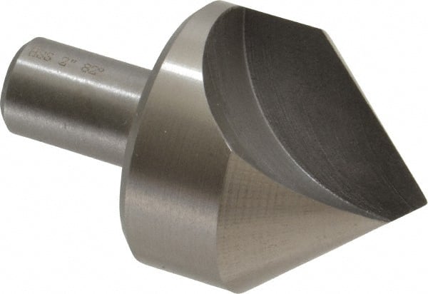Interstate - 2" Head Diam, 3/4" Shank Diam, 1 Flute 82° High Speed Steel Countersink - Eagle Tool & Supply