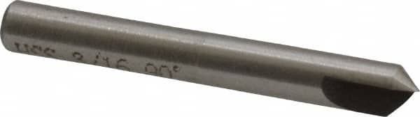 Interstate - 3/16" Head Diam, 3/16" Shank Diam, 1 Flute 90° High Speed Steel Countersink - Eagle Tool & Supply