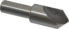 Interstate - 3/4" Head Diam, 1/2" Shank Diam, 1 Flute 90° High Speed Steel Countersink - Eagle Tool & Supply