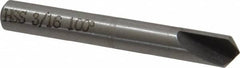 Interstate - 3/16" Head Diam, 3/16" Shank Diam, 1 Flute 100° High Speed Steel Countersink - Eagle Tool & Supply
