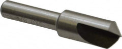 Interstate - 3/8" Head Diam, 1/4" Shank Diam, 1 Flute 100° High Speed Steel Countersink - Eagle Tool & Supply