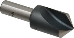 Interstate - 7/8" Head Diam, 1/2" Shank Diam, 1 Flute 100° High Speed Steel Countersink - Eagle Tool & Supply