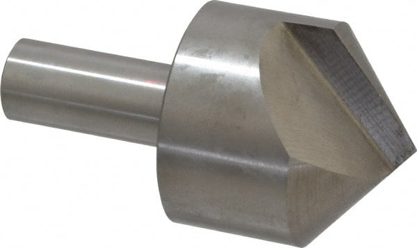 Interstate - 2" Head Diam, 3/4" Shank Diam, 1 Flute 100° High Speed Steel Countersink - Eagle Tool & Supply