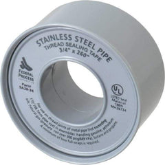 Federal Process - 3/4" Wide x 260" Long High Density Pipe Repair Tape - 4.3 mil Thick, -450 to 550°F, Nickel - Eagle Tool & Supply