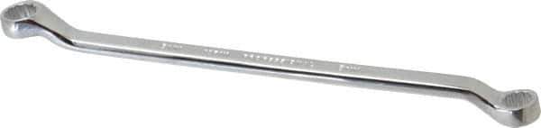 Proto - 8mm x 9mm 12 Point Offset Box Wrench - Double End, 6-3/4" OAL, Steel, Polished Finish, 7.5° Offset - Eagle Tool & Supply