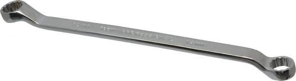 Proto - 14mm x 15mm 12 Point Offset Box Wrench - Double End, 9-11/16" OAL, Steel, Polished Finish, 7.5° Offset - Eagle Tool & Supply