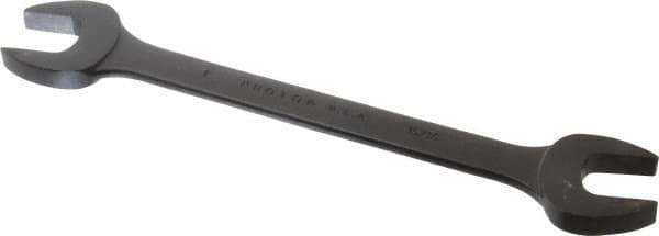 Proto - 15/16" x 1" Standard Open End Wrench - 11-31/64" OAL, Double End, Black Finish, 15° Head Angle - Eagle Tool & Supply