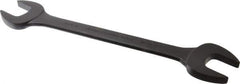 Proto - 1-3/8" x 1-7/16" Standard Open End Wrench - 15-7/8" OAL, Double End, Black Finish, 15° Head Angle - Eagle Tool & Supply