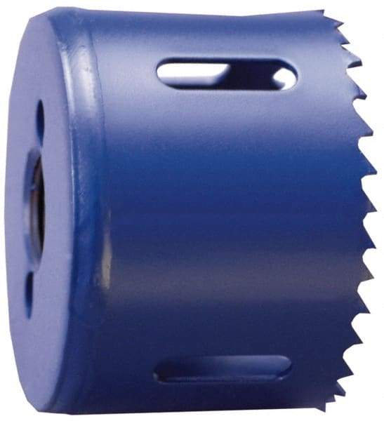 Disston - 1-3/16" Diam, 1-7/8" Cutting Depth, Hole Saw - Bi-Metal Saw, Toothed Edge - Eagle Tool & Supply