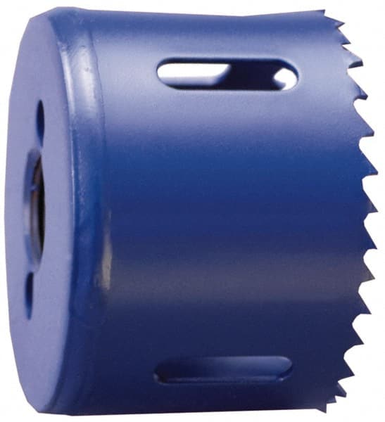 Hole Saw: 3-5/8″ Saw Dia, 1-7/8″ Cut Depth Bi-Metal, Toothed Edge