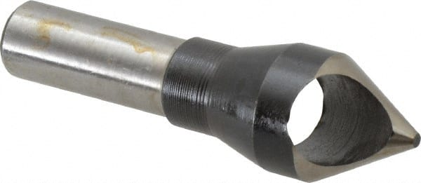 Interstate - 1/2" Shank Diam, 0 Flute 60° High Speed Steel Countersink - Eagle Tool & Supply