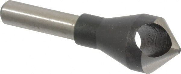 Interstate - 1/4" Shank Diam, 0 Flute 90° High Speed Steel Countersink - Eagle Tool & Supply