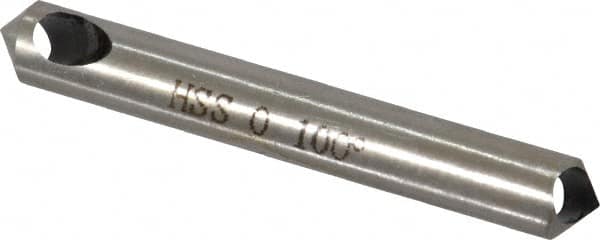 Interstate - 1/4" Shank Diam, 0 Flute 100° High Speed Steel Countersink - Eagle Tool & Supply