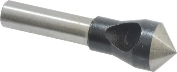 Interstate - 1/4" Shank Diam, 0 Flute 100° High Speed Steel Countersink - Eagle Tool & Supply