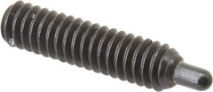 Gibraltar - 1/4-20, 1" Thread Length, 3/16" Plunger Projection, Steel Threaded Spring Plunger - 0.118" Max Plunger Diam, 1" Plunger Length, 3 Lb Init End Force, 13 Lb Final End Force, 5/64" Hex - Eagle Tool & Supply