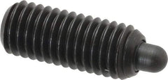 Gibraltar - 1/2-13, 1-1/4" Thread Length, 1/4" Plunger Projection, Steel Threaded Spring Plunger - 1/4" Max Plunger Diam, 1-1/4" Plunger Length, 6.6 Lb Init End Force, 17.4 Lb Final End Force, 1/4" Hex - Eagle Tool & Supply