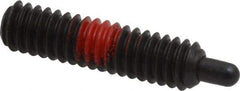 Gibraltar - 1/4-20, 1" Thread Length, 3/16" Plunger Projection, Steel Threaded Spring Plunger - 0.118" Max Plunger Diam, 1" Plunger Length, 3 Lb Init End Force, 13 Lb Final End Force, 5/64" Hex - Eagle Tool & Supply
