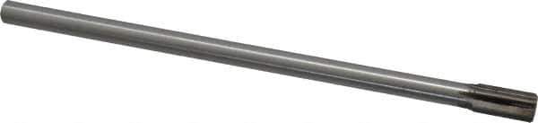 Interstate - 3/8" Diam, 0.3408 to 0.3125" Max Diam Straight Shank, 3/4" Flute Length, Machine Expansion Reamer - Straight Flute, 7" OAL, Right Hand Cut, 6 Flutes, High Speed Steel, Bright Finish - Eagle Tool & Supply