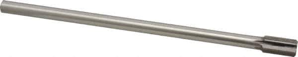 Interstate - 13/32" Diam, 0.372 to 0.3125" Max Diam Straight Shank, 3/4" Flute Length, Machine Expansion Reamer - Straight Flute, 7" OAL, Right Hand Cut, 6 Flutes, High Speed Steel, Bright Finish - Eagle Tool & Supply