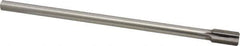 Interstate - 13/32" Diam, 0.372 to 0.3125" Max Diam Straight Shank, 3/4" Flute Length, Machine Expansion Reamer - Straight Flute, 7" OAL, Right Hand Cut, 6 Flutes, High Speed Steel, Bright Finish - Eagle Tool & Supply