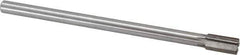 Interstate - 17/32" Diam, 0.4345 to 0.4375" Max Diam Straight Shank, 1" Flute Length, Machine Expansion Reamer - Straight Flute, 8" OAL, Right Hand Cut, 6 Flutes, High Speed Steel, Bright Finish - Eagle Tool & Supply