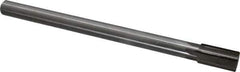 Interstate - 3/4" Diam, 0.623 to 0.625" Max Diam Straight Shank, 1-3/8" Flute Length, Machine Expansion Reamer - Straight Flute, 9-1/2" OAL, Right Hand Cut, 6 Flutes, High Speed Steel, Bright Finish - Eagle Tool & Supply