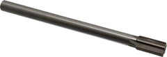 Interstate - 25/32" Diam, 0.623 to 0.625" Max Diam Straight Shank, 1-3/8" Flute Length, Machine Expansion Reamer - Straight Flute, 9-1/2" OAL, Right Hand Cut, 6 Flutes, High Speed Steel, Bright Finish - Eagle Tool & Supply
