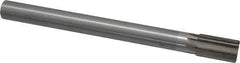 Interstate - 1" Diam, 0.873 to 0.875" Max Diam Straight Shank, 1-5/8" Flute Length, Machine Expansion Reamer - Straight Flute, 10-1/2" OAL, Right Hand Cut, 8 Flutes, High Speed Steel, Bright Finish - Eagle Tool & Supply