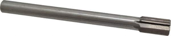 Interstate - 1-1/8" Diam, 0.873 to 0.875" Max Diam Straight Shank, 1-3/4" Flute Length, Machine Expansion Reamer - Straight Flute, 11" OAL, Right Hand Cut, 8 Flutes, High Speed Steel, Bright Finish - Eagle Tool & Supply