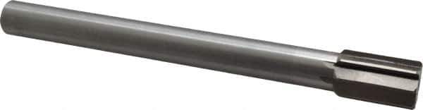 Interstate - 1-1/4" Diam, 0.998 to 1" Max Diam Straight Shank, 1-7/8" Flute Length, Machine Expansion Reamer - Straight Flute, 11-1/2" OAL, Right Hand Cut, 8 Flutes, High Speed Steel, Bright Finish - Eagle Tool & Supply