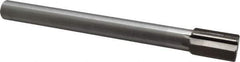 Interstate - 1-1/4" Diam, 0.998 to 1" Max Diam Straight Shank, 1-7/8" Flute Length, Machine Expansion Reamer - Straight Flute, 11-1/2" OAL, Right Hand Cut, 8 Flutes, High Speed Steel, Bright Finish - Eagle Tool & Supply