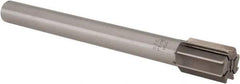 Interstate - 1-5/16" Diam, 0.998 to 1" Max Diam Straight Shank, 1-7/8" Flute Length, Machine Expansion Reamer - Straight Flute, 11-1/2" OAL, Right Hand Cut, 8 Flutes, High Speed Steel, Bright Finish - Eagle Tool & Supply