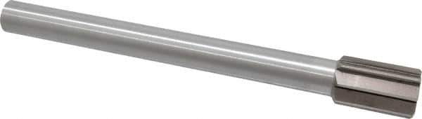 Interstate - 1-3/8" Diam, 0.998 to 1" Max Diam Straight Shank, 2" Flute Length, Machine Expansion Reamer - Straight Flute, 12" OAL, Right Hand Cut, 8 Flutes, High Speed Steel, Bright Finish - Eagle Tool & Supply