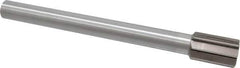 Interstate - 1-3/8" Diam, 0.998 to 1" Max Diam Straight Shank, 2" Flute Length, Machine Expansion Reamer - Straight Flute, 12" OAL, Right Hand Cut, 8 Flutes, High Speed Steel, Bright Finish - Eagle Tool & Supply