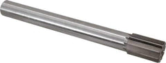 Interstate - 1-1/2" Diam, 1.248 to 1.25" Max Diam Straight Shank, 2-1/8" Flute Length, Machine Expansion Reamer - Straight Flute, 12-1/2" OAL, Right Hand Cut, 10 Flutes, High Speed Steel, Bright Finish - Eagle Tool & Supply