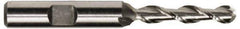 Hertel - 3/4" Diam, 3" LOC, 2 Flute High Speed Steel Ball End Mill - Uncoated, Single End, 5-1/4" OAL, 3/4" Shank Diam, Spiral Flute - Eagle Tool & Supply
