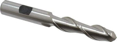 Hertel - 1/2" Diam, 2" LOC, 2 Flute High Speed Steel Ball End Mill - Uncoated, Single End, 4" OAL, 1/2" Shank Diam, Spiral Flute - Eagle Tool & Supply