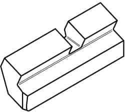 Kennametal - BDHX0802 Grade KD1415 PCD Milling Insert - Uncoated, 0.0906" Thick - Eagle Tool & Supply
