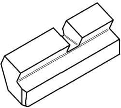 Kennametal - BDHX0802 Grade KD1415 PCD Milling Insert - Uncoated, 0.0906" Thick - Eagle Tool & Supply