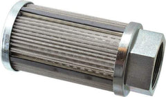 Parker - 30 Mesh, 190 LPM, 50 GPM, 3.53" Diam, Male/Female Magnetic Suction Strainer - 2 Port NPT, 7.39" Long - Eagle Tool & Supply