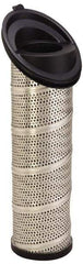 Parker - 40 Micron, 4-1/2" Outside Diam, Woven Wire Media, Filter Element - Woven Wire - Eagle Tool & Supply